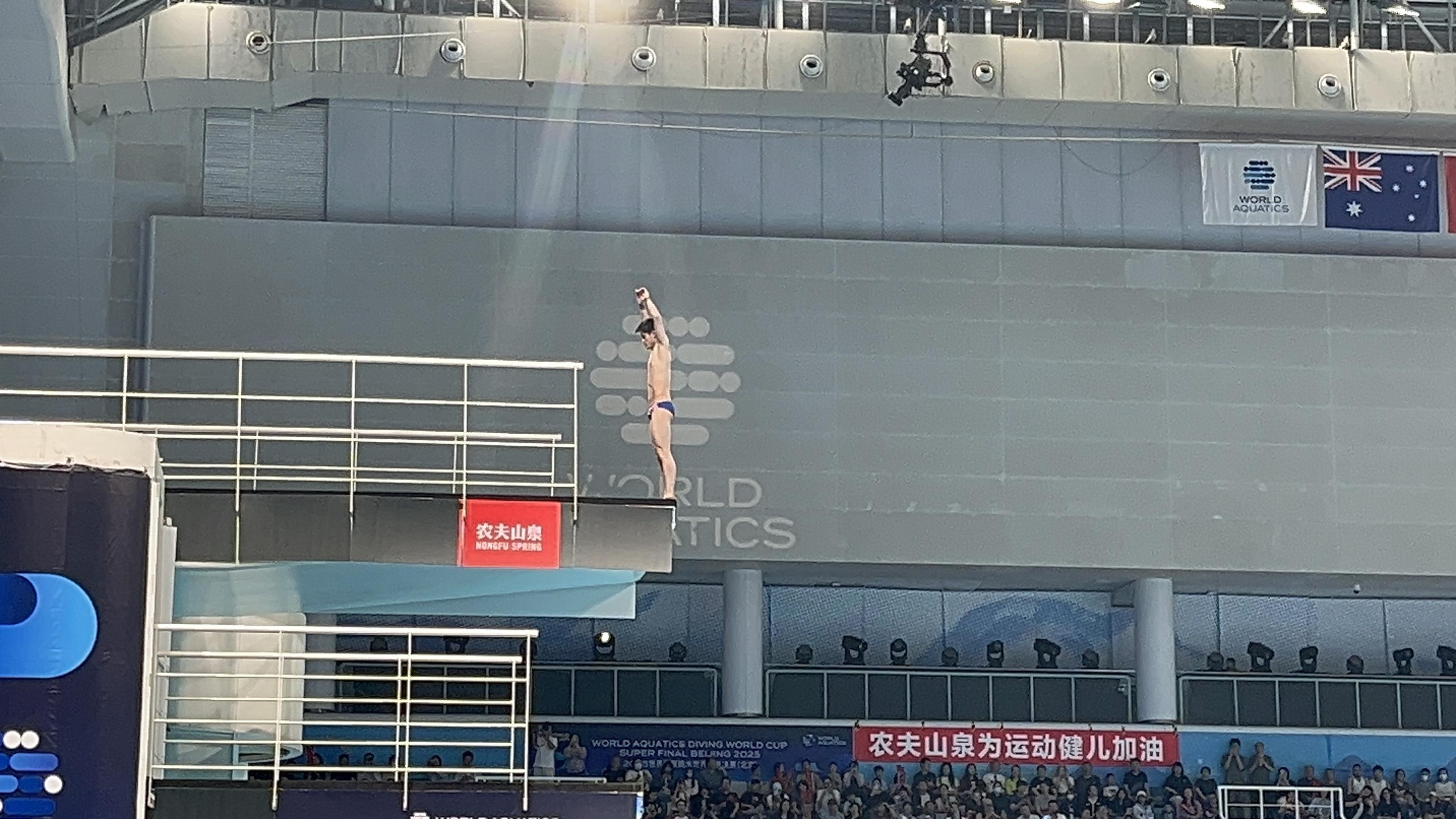 巴巴多斯跳水新秀昂首挺胸,勇夺金牌 巴巴多斯跳水新秀昂首挺胸,勇夺金牌